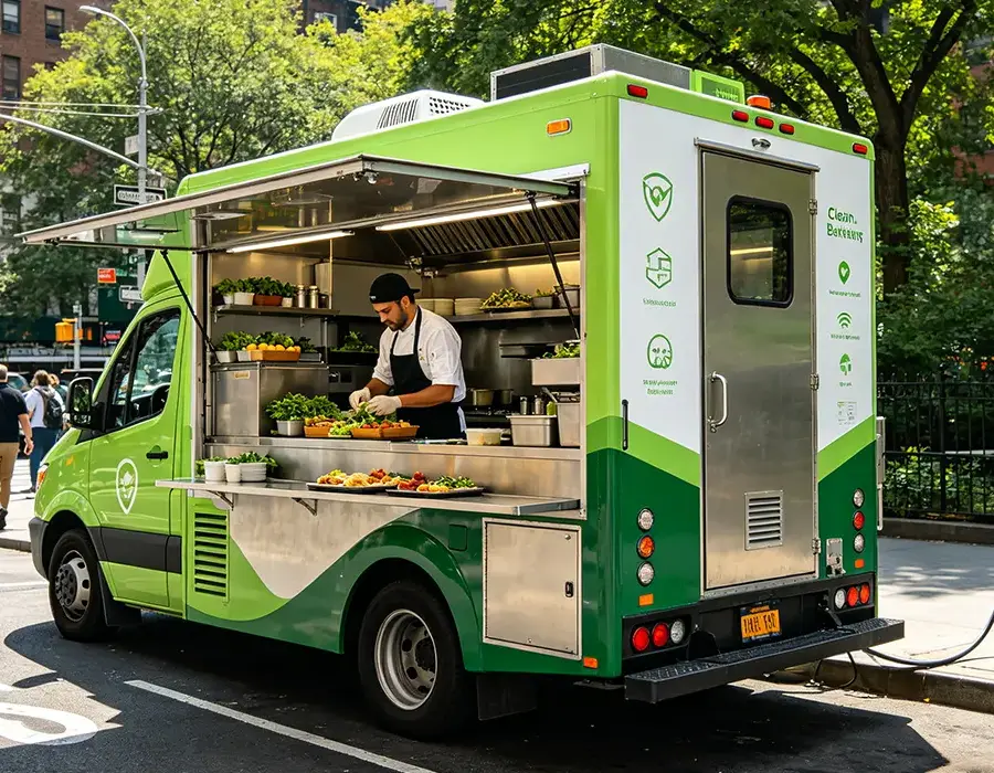 Die Revolution der elektrischen Imbisswagen gewinnt im Jahr 2026 an Fahrt und senkt die CO2-Emissionen in den Städten