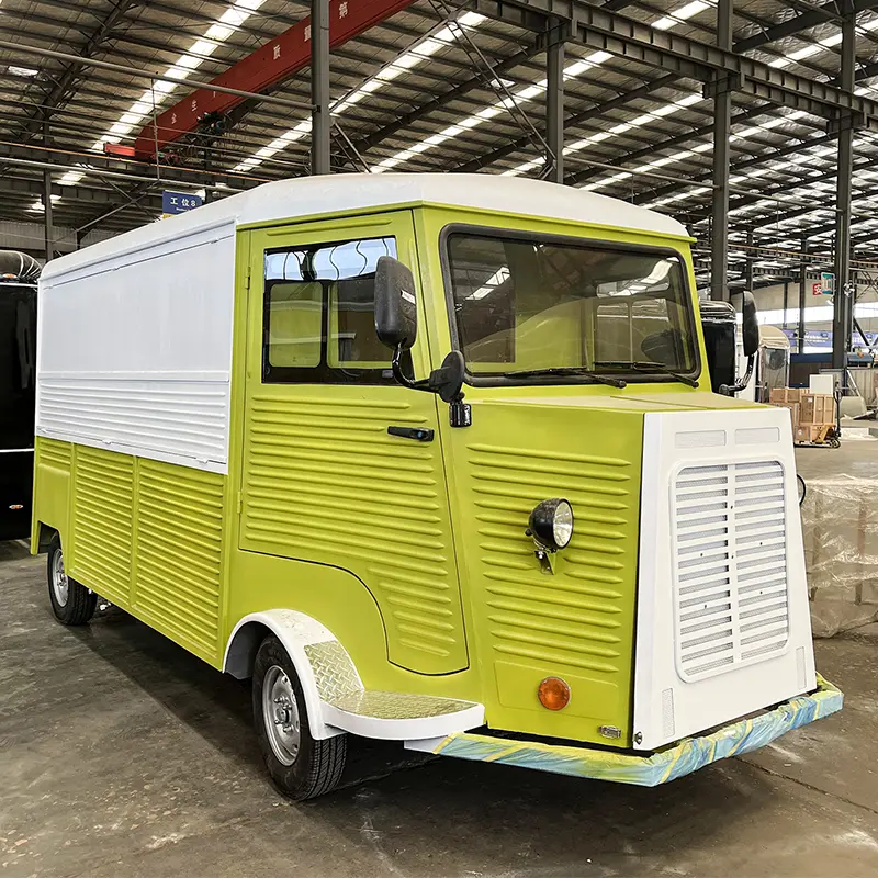 Gewerblicher Catering-Van im antiken Stil