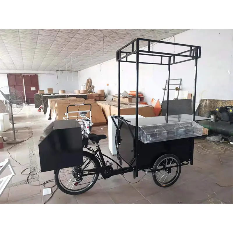 Elektrisches Cargo-Straßen-Snack-Food-Fahrrad