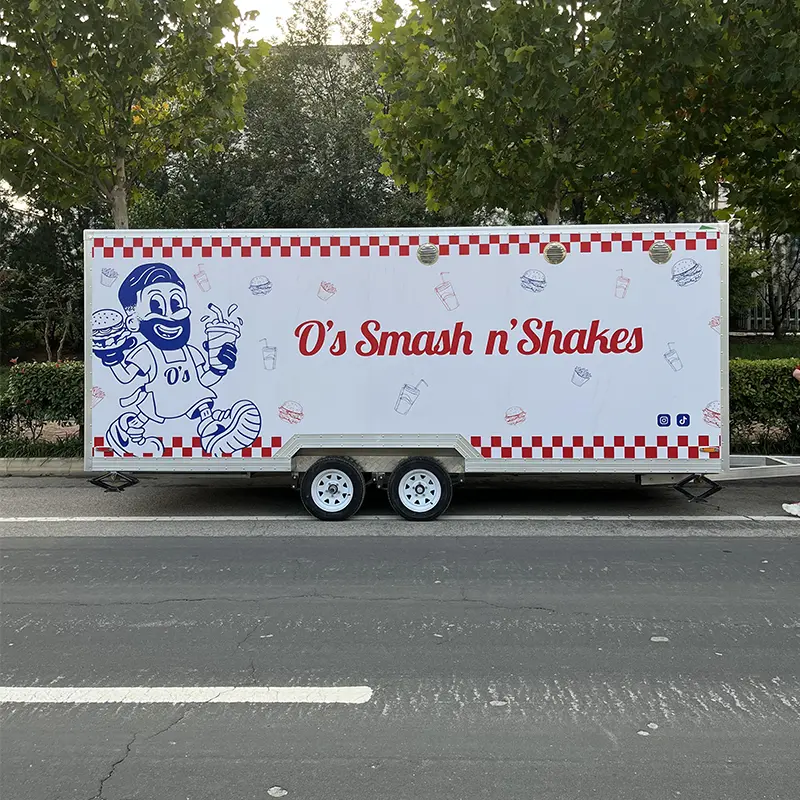 Mobiler Bäckerei- und Fast-Food-Küchenanhänger