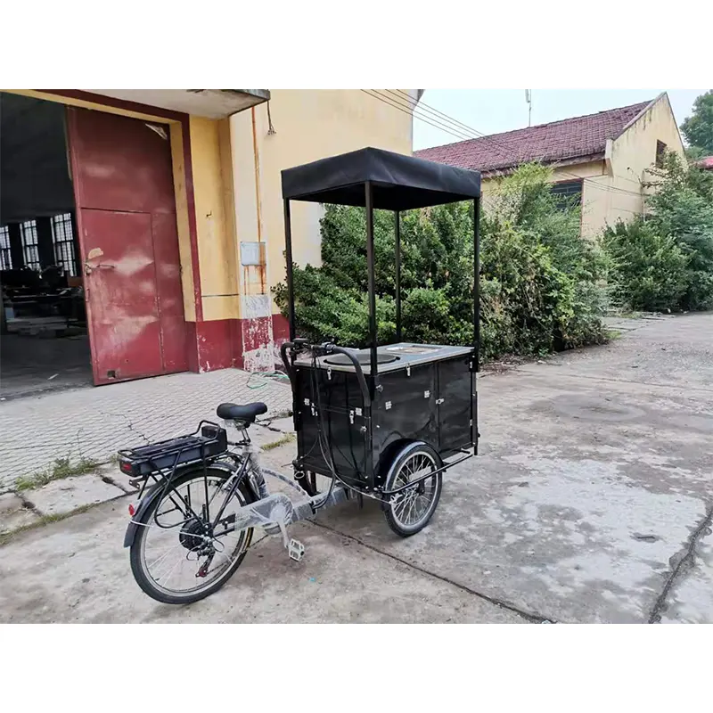 Pedalbetriebenes Snack-Food-Fahrrad